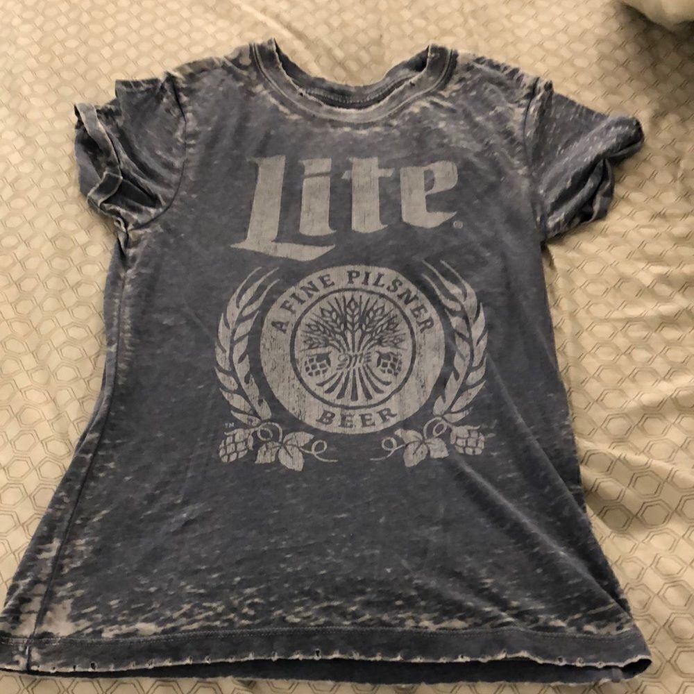 Recycled Karma Miller Lite burnout tee Size XS New